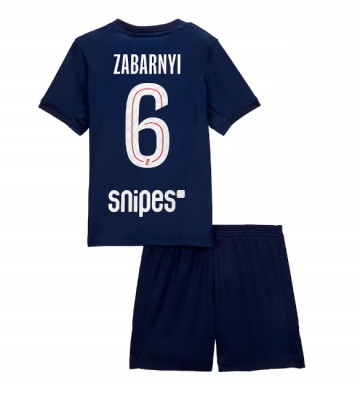 Paris Saint-Germain Illia Zabarnyi #6 Hjemmebanetrøje Børn 2025-26 Kortærmet (+ Korte bukser)